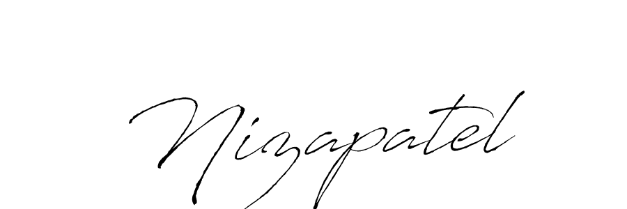 How to make Nizapatel name signature. Use Antro_Vectra style for creating short signs online. This is the latest handwritten sign. Nizapatel signature style 6 images and pictures png