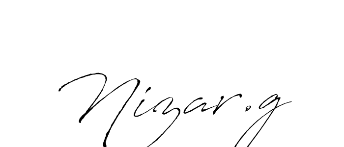 Also You can easily find your signature by using the search form. We will create Nizar.g name handwritten signature images for you free of cost using Antro_Vectra sign style. Nizar.g signature style 6 images and pictures png