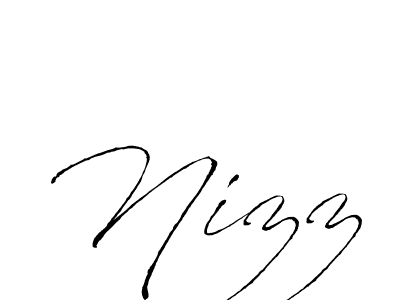 How to make Nizz name signature. Use Antro_Vectra style for creating short signs online. This is the latest handwritten sign. Nizz signature style 6 images and pictures png
