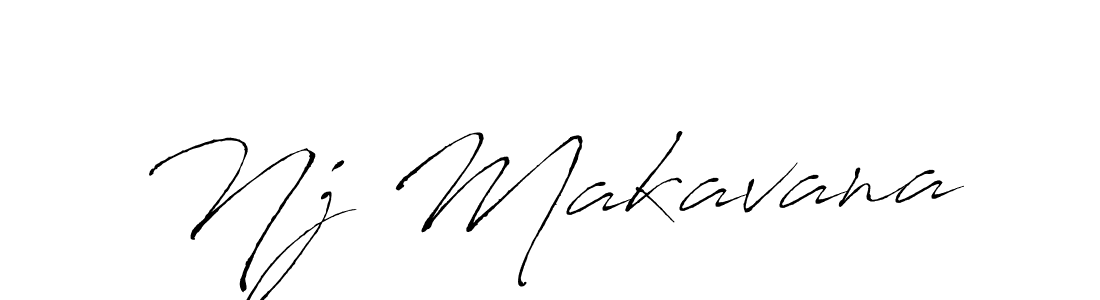 if you are searching for the best signature style for your name Nj Makavana. so please give up your signature search. here we have designed multiple signature styles  using Antro_Vectra. Nj Makavana signature style 6 images and pictures png