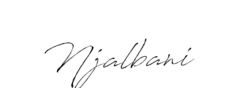 You should practise on your own different ways (Antro_Vectra) to write your name (Njalbani) in signature. don't let someone else do it for you. Njalbani signature style 6 images and pictures png