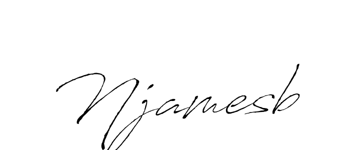 The best way (Antro_Vectra) to make a short signature is to pick only two or three words in your name. The name Njamesb include a total of six letters. For converting this name. Njamesb signature style 6 images and pictures png