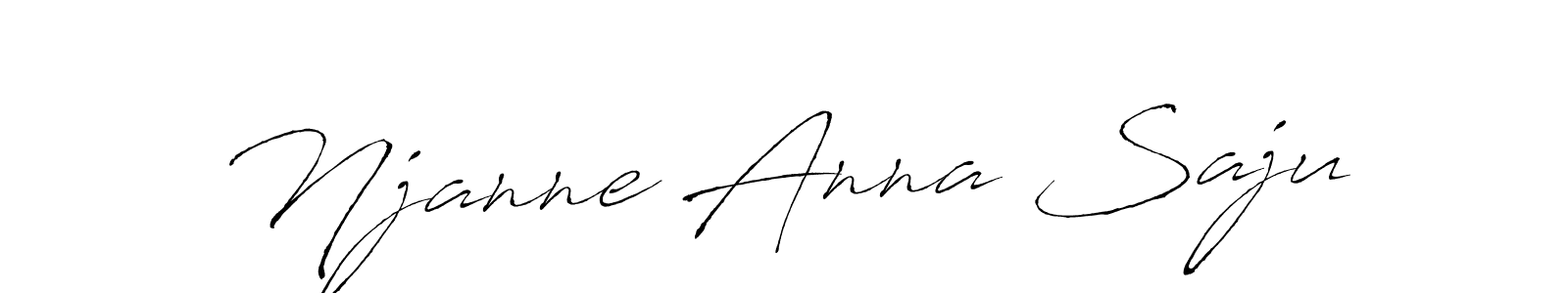 Design your own signature with our free online signature maker. With this signature software, you can create a handwritten (Antro_Vectra) signature for name Njanne Anna Saju. Njanne Anna Saju signature style 6 images and pictures png