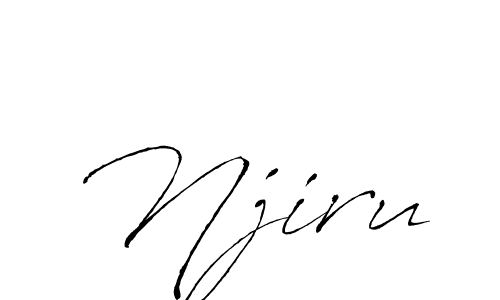 Make a beautiful signature design for name Njiru. With this signature (Antro_Vectra) style, you can create a handwritten signature for free. Njiru signature style 6 images and pictures png