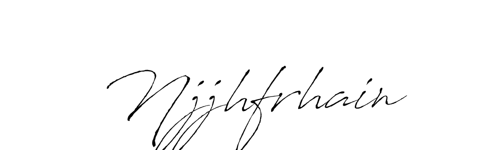 How to make Njjhfrhain signature? Antro_Vectra is a professional autograph style. Create handwritten signature for Njjhfrhain name. Njjhfrhain signature style 6 images and pictures png