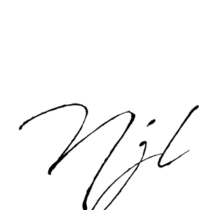 This is the best signature style for the Njl name. Also you like these signature font (Antro_Vectra). Mix name signature. Njl signature style 6 images and pictures png