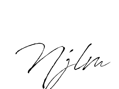 Create a beautiful signature design for name Njlm. With this signature (Antro_Vectra) fonts, you can make a handwritten signature for free. Njlm signature style 6 images and pictures png