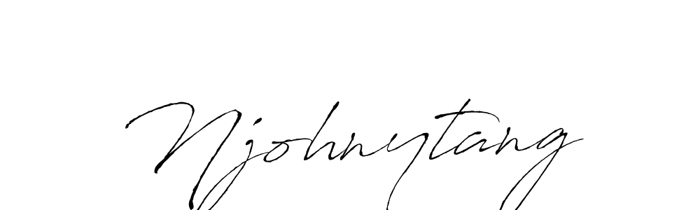 Use a signature maker to create a handwritten signature online. With this signature software, you can design (Antro_Vectra) your own signature for name Njohnytang. Njohnytang signature style 6 images and pictures png