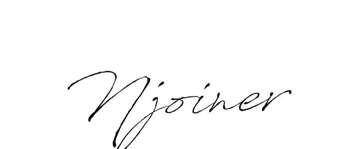 Njoiner stylish signature style. Best Handwritten Sign (Antro_Vectra) for my name. Handwritten Signature Collection Ideas for my name Njoiner. Njoiner signature style 6 images and pictures png
