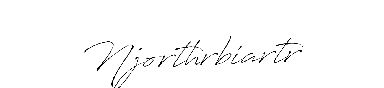How to make Njorthrbiartr signature? Antro_Vectra is a professional autograph style. Create handwritten signature for Njorthrbiartr name. Njorthrbiartr signature style 6 images and pictures png