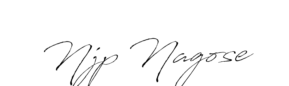 Create a beautiful signature design for name Njp Nagose. With this signature (Antro_Vectra) fonts, you can make a handwritten signature for free. Njp Nagose signature style 6 images and pictures png
