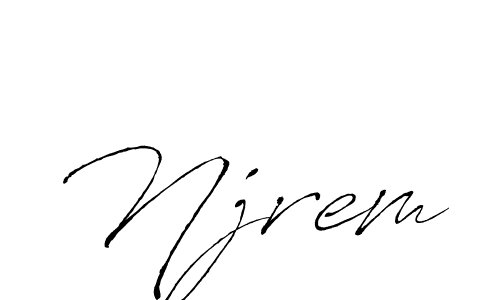 Also we have Njrem name is the best signature style. Create professional handwritten signature collection using Antro_Vectra autograph style. Njrem signature style 6 images and pictures png