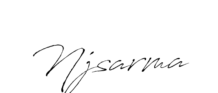 Also we have Njsarma name is the best signature style. Create professional handwritten signature collection using Antro_Vectra autograph style. Njsarma signature style 6 images and pictures png