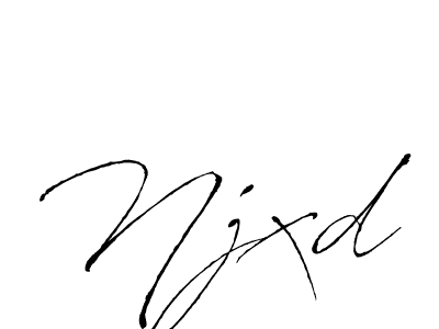 You should practise on your own different ways (Antro_Vectra) to write your name (Njxd) in signature. don't let someone else do it for you. Njxd signature style 6 images and pictures png