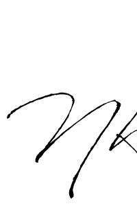 Also You can easily find your signature by using the search form. We will create Nk name handwritten signature images for you free of cost using Antro_Vectra sign style. Nk signature style 6 images and pictures png