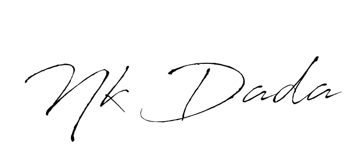 This is the best signature style for the Nk Dada name. Also you like these signature font (Antro_Vectra). Mix name signature. Nk Dada signature style 6 images and pictures png