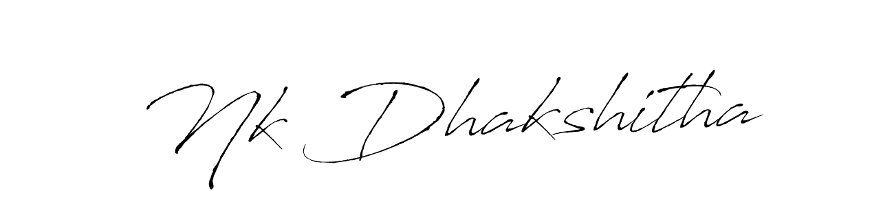 Similarly Antro_Vectra is the best handwritten signature design. Signature creator online .You can use it as an online autograph creator for name Nk Dhakshitha. Nk Dhakshitha signature style 6 images and pictures png