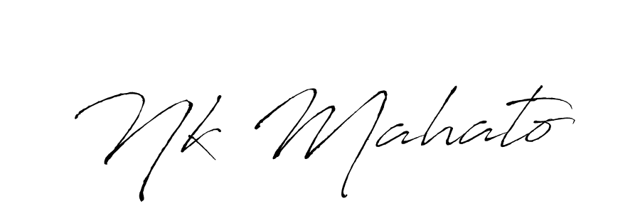 Also we have Nk Mahato name is the best signature style. Create professional handwritten signature collection using Antro_Vectra autograph style. Nk Mahato signature style 6 images and pictures png