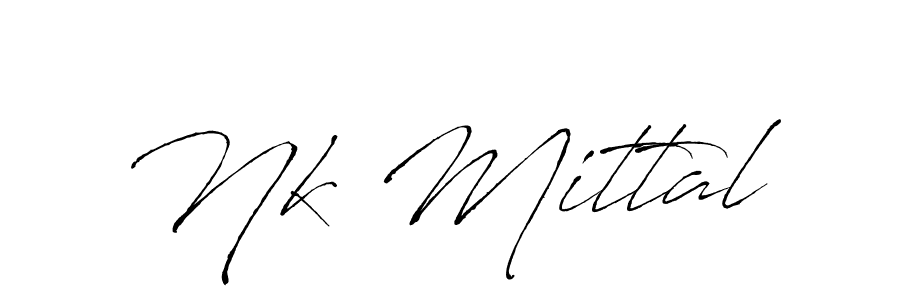 Antro_Vectra is a professional signature style that is perfect for those who want to add a touch of class to their signature. It is also a great choice for those who want to make their signature more unique. Get Nk Mittal name to fancy signature for free. Nk Mittal signature style 6 images and pictures png