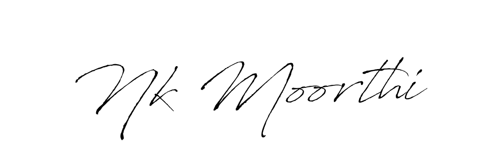 Also we have Nk Moorthi name is the best signature style. Create professional handwritten signature collection using Antro_Vectra autograph style. Nk Moorthi signature style 6 images and pictures png