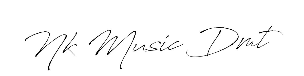 Design your own signature with our free online signature maker. With this signature software, you can create a handwritten (Antro_Vectra) signature for name Nk Music Dmt. Nk Music Dmt signature style 6 images and pictures png