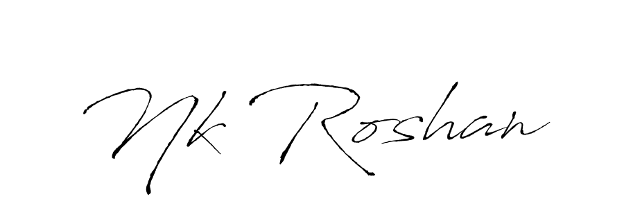 You can use this online signature creator to create a handwritten signature for the name Nk Roshan. This is the best online autograph maker. Nk Roshan signature style 6 images and pictures png