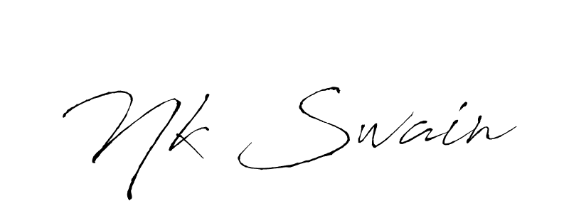 Make a beautiful signature design for name Nk Swain. Use this online signature maker to create a handwritten signature for free. Nk Swain signature style 6 images and pictures png