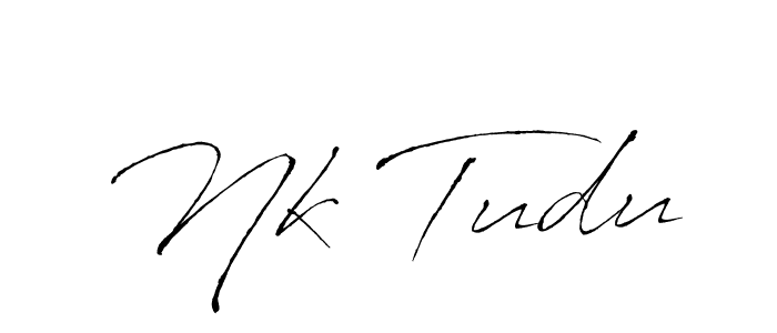 Also You can easily find your signature by using the search form. We will create Nk Tudu name handwritten signature images for you free of cost using Antro_Vectra sign style. Nk Tudu signature style 6 images and pictures png