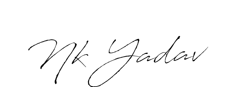 This is the best signature style for the Nk Yadav name. Also you like these signature font (Antro_Vectra). Mix name signature. Nk Yadav signature style 6 images and pictures png