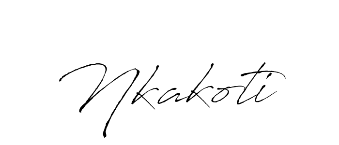 Here are the top 10 professional signature styles for the name Nkakoti. These are the best autograph styles you can use for your name. Nkakoti signature style 6 images and pictures png