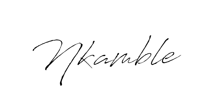 How to make Nkamble name signature. Use Antro_Vectra style for creating short signs online. This is the latest handwritten sign. Nkamble signature style 6 images and pictures png