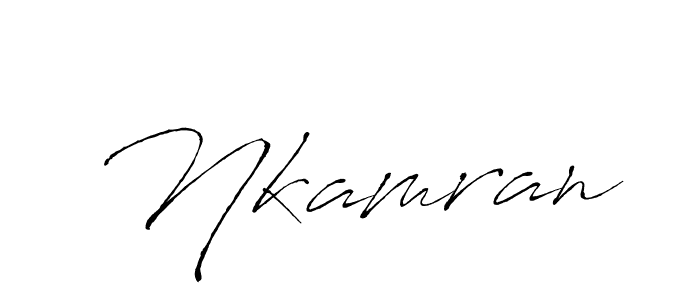 How to make Nkamran name signature. Use Antro_Vectra style for creating short signs online. This is the latest handwritten sign. Nkamran signature style 6 images and pictures png