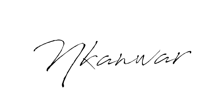 Also we have Nkanwar name is the best signature style. Create professional handwritten signature collection using Antro_Vectra autograph style. Nkanwar signature style 6 images and pictures png