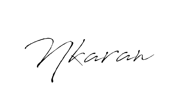 Antro_Vectra is a professional signature style that is perfect for those who want to add a touch of class to their signature. It is also a great choice for those who want to make their signature more unique. Get Nkaran name to fancy signature for free. Nkaran signature style 6 images and pictures png