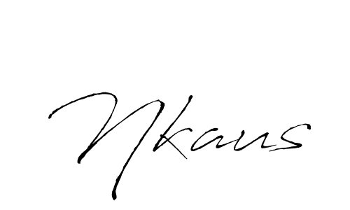 Design your own signature with our free online signature maker. With this signature software, you can create a handwritten (Antro_Vectra) signature for name Nkaus. Nkaus signature style 6 images and pictures png