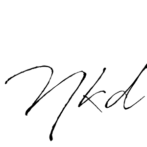Design your own signature with our free online signature maker. With this signature software, you can create a handwritten (Antro_Vectra) signature for name Nkd. Nkd signature style 6 images and pictures png