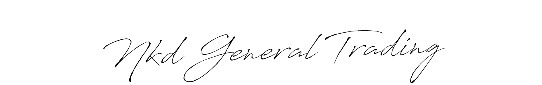 Make a beautiful signature design for name Nkd General Trading. Use this online signature maker to create a handwritten signature for free. Nkd General Trading signature style 6 images and pictures png
