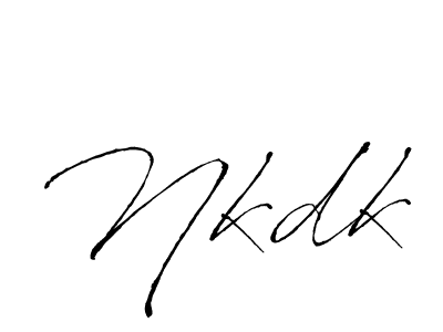 How to make Nkdk name signature. Use Antro_Vectra style for creating short signs online. This is the latest handwritten sign. Nkdk signature style 6 images and pictures png