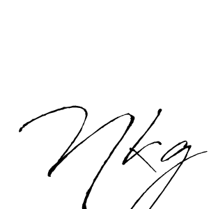 Create a beautiful signature design for name Nkg. With this signature (Antro_Vectra) fonts, you can make a handwritten signature for free. Nkg signature style 6 images and pictures png