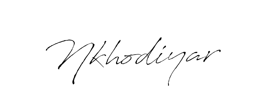 You should practise on your own different ways (Antro_Vectra) to write your name (Nkhodiyar) in signature. don't let someone else do it for you. Nkhodiyar signature style 6 images and pictures png
