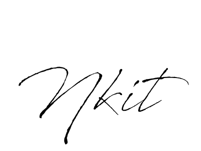 You should practise on your own different ways (Antro_Vectra) to write your name (Nkit) in signature. don't let someone else do it for you. Nkit signature style 6 images and pictures png