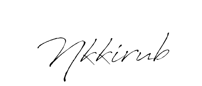 How to make Nkkirub signature? Antro_Vectra is a professional autograph style. Create handwritten signature for Nkkirub name. Nkkirub signature style 6 images and pictures png