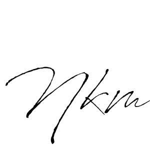 if you are searching for the best signature style for your name Nkm. so please give up your signature search. here we have designed multiple signature styles  using Antro_Vectra. Nkm signature style 6 images and pictures png