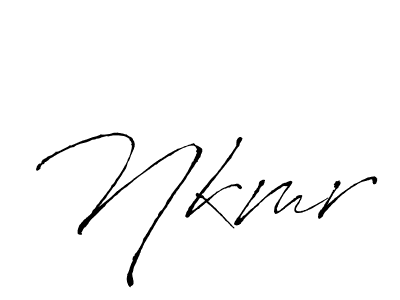 Use a signature maker to create a handwritten signature online. With this signature software, you can design (Antro_Vectra) your own signature for name Nkmr. Nkmr signature style 6 images and pictures png