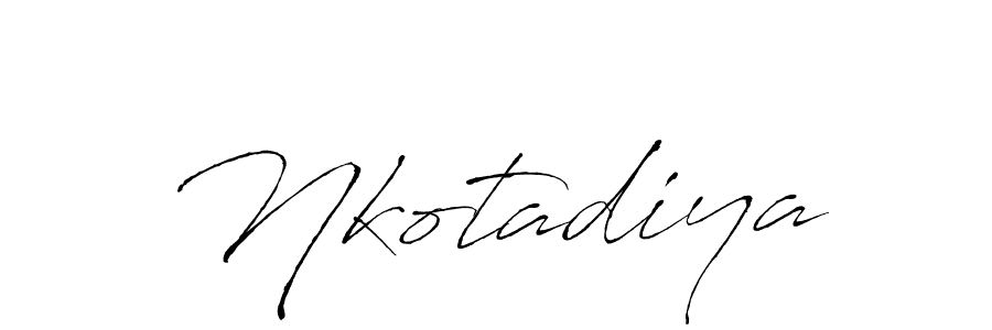 How to make Nkotadiya signature? Antro_Vectra is a professional autograph style. Create handwritten signature for Nkotadiya name. Nkotadiya signature style 6 images and pictures png