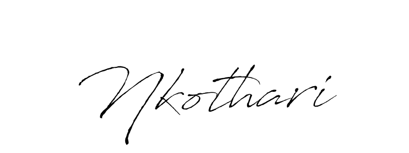 Make a beautiful signature design for name Nkothari. Use this online signature maker to create a handwritten signature for free. Nkothari signature style 6 images and pictures png