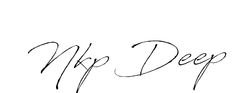 The best way (Antro_Vectra) to make a short signature is to pick only two or three words in your name. The name Nkp Deep include a total of six letters. For converting this name. Nkp Deep signature style 6 images and pictures png
