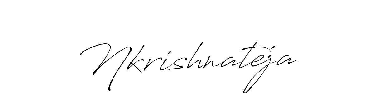 Nkrishnateja stylish signature style. Best Handwritten Sign (Antro_Vectra) for my name. Handwritten Signature Collection Ideas for my name Nkrishnateja. Nkrishnateja signature style 6 images and pictures png