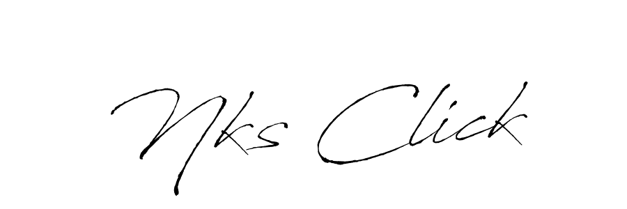 Make a beautiful signature design for name Nks Click. Use this online signature maker to create a handwritten signature for free. Nks Click signature style 6 images and pictures png