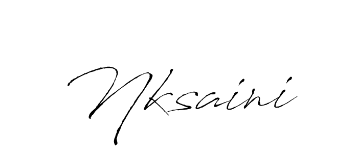 You should practise on your own different ways (Antro_Vectra) to write your name (Nksaini) in signature. don't let someone else do it for you. Nksaini signature style 6 images and pictures png